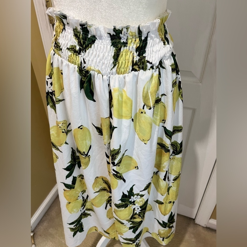 Lemon print skirt - medium